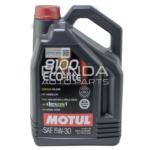 Масло моторное 5w30 8100 ECO-LITE  5л. MOTUL 8100 ECO-LITE 5W30 5L