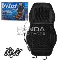 Накидка на сиденье с подогревом 100x50см. VITOL H 2021V BK
