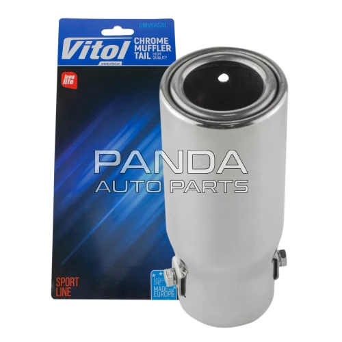 Насадка на глушитель Ø 51мм 152мм. BYD Yuan Plus (БИД Юань Плюс) VITOL НГ-0101