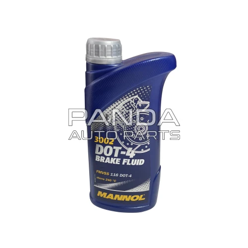 Тормозная жидкость DOT 4  1л. MANNOL 3002-1