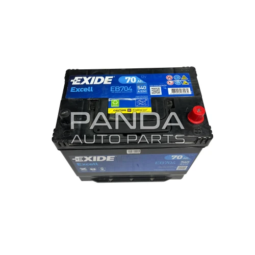 Аккумулятор (обратная полярность) 70АЧ 12V BYD Yuan Plus (БИД Юань Плюс) EXIDE EB704