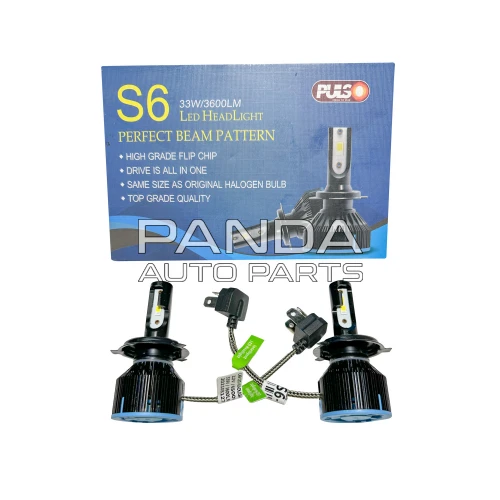 Лампа LED 12-24V 3600Lm (2шт) 33W H4 S6  PULSO S6-H4