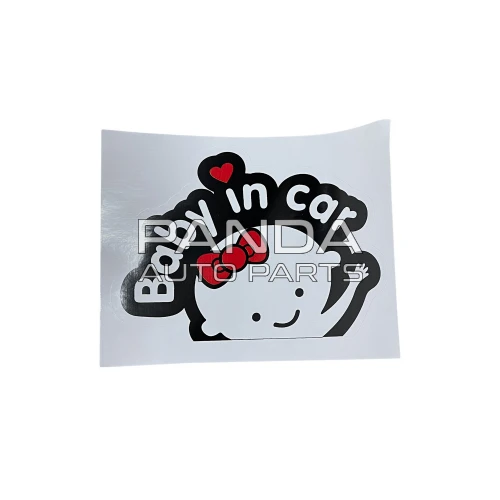 Наклейка "Baby in car" (девочка) 155х126мм. 00000050295