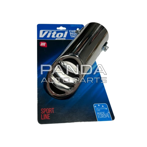 Насадка на глушитель  Ø 51мм 145мм. VITOL НГ-0263