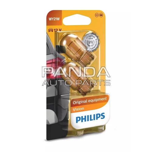Лампа галогенная 12V 21W WY21W  PHILIPS 12071B2