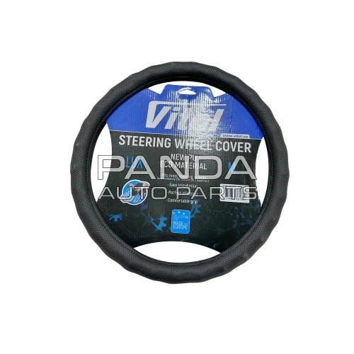 Чехол на руль M с перфорацией (37-39см.)  VITOL VLOD-NPU892 BK M