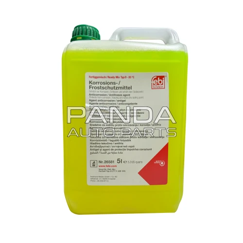 Антифриз -30°C жёлто-зелёный  5л. FEBI 26581