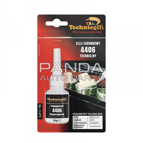 Клей секундный цианоакрилатный технический  20г. TECHNICQLL C-075