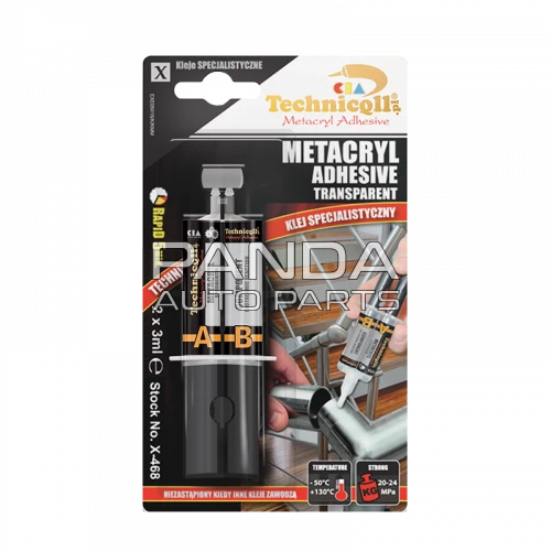 Клей метакриловый ударопрочный  6мл. TECHNICQLL X-468
