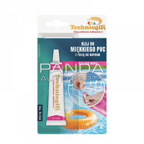 Клей полиуретановый для мягкого пластика водостойкий  20мл. TECHNICQLL R-334