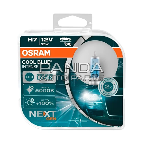 Лампа галогенная +100% Next Gen Cool Blue 55W H7  OSRAM 64210CBN-HCB