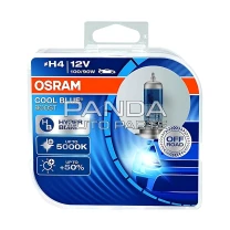 Лампа галогенная +50% Cool Blue Boost 100W H4 OSRAM 62193CBB-HCB