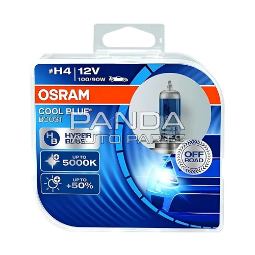 Лампа галогенная +50%  Cool Blue Boost 100W H4 OSRAM 62193CBB-HCB