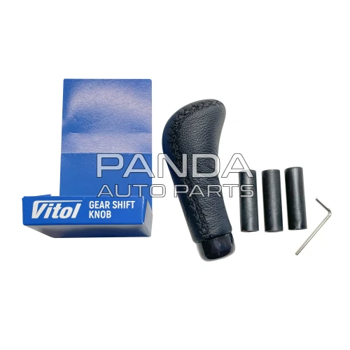 Ручка КПП универсальная декоративная черная кожа  VITOL F 250119