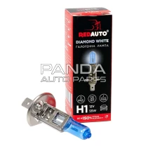 Лампа галогенная P14.5s 55W 12V H1 +150% Diamond White REDAUTO HB150-H1