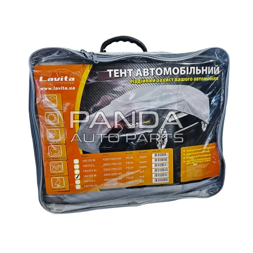Тент автомобильный (с зеркалами и молнией) джип 440x185x145 M BYD Song Plus (БИД Сонг Плюс) LAVITA 140104M