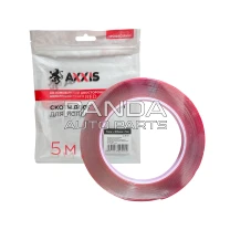 Скотч двухсторонний 20мм. 5м. силіконовий AXXIS ST-20 RED