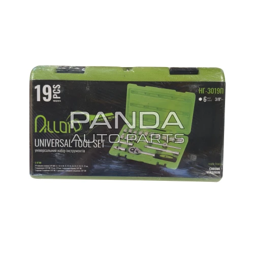 Набор головок и комплектующих 19шт  ALLOID НГ-3019П