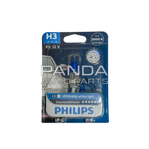 Лампа галогенная Diamond Vision 12V 55W H3  PHILIPS 12336 DV B1