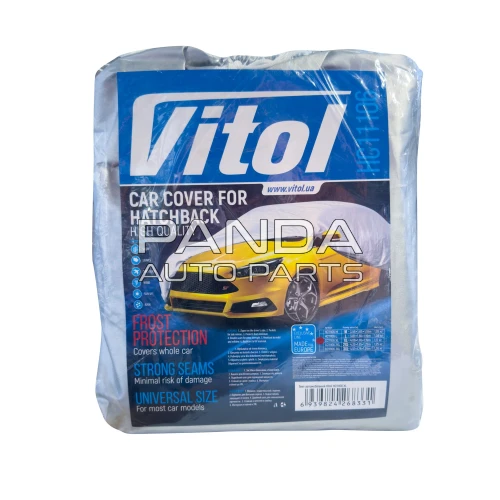 Тент автомобильный (с зеркалами и молнией) хэтчбек 406x165x119 XL BYD Song Plus (БИД Сонг Плюс) VITOL HC11106 XL