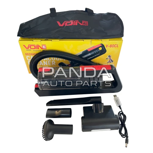 Пылесос автомобильный 100W с АКБ сухая + влажная чистка  VOIN V-80CL