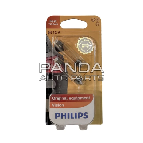 Лампа накаливания  C10W 10W 12V PHILIPS 12866B2