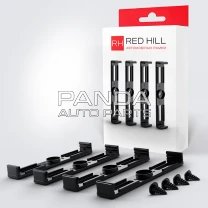 Рамка автомобильная под номер черная комплект Classic RED HILL 001-0