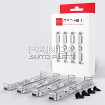 Рамка автомобильная под номер прозрачная комплект Classic RED HILL 001-0