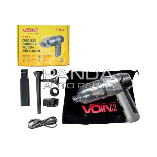 Пылесос автомобильный 90W с АКБ сухая + влажная чистка  VOIN V-88CL