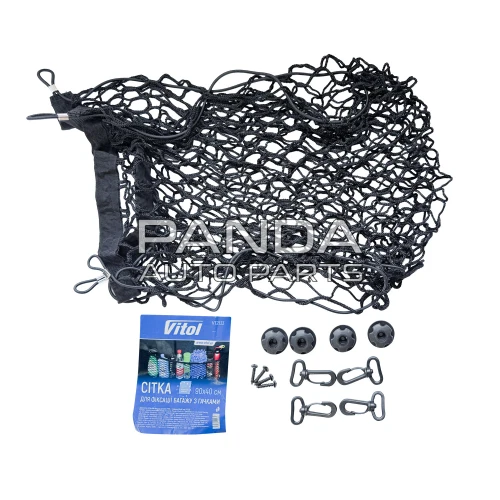 Сетка для фиксации багажа с крючками  90x40см. VITOL VT2133
