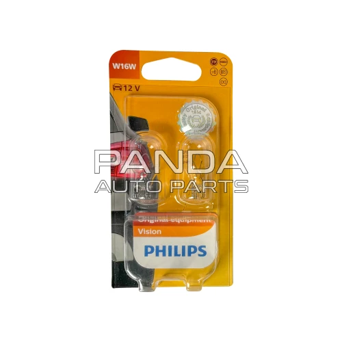 Лампа накаливания W16W 12V 16W W2 PHILIPS 12067B2