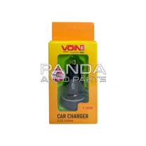 Автомобильное зарядное устройство 2USB 12/24V-5V 2.4A VOIN C-36208
