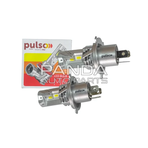 Лампа LED-chips 7535 9-18v 6000Lm 6500K (2шт) 28W PULSO M6-H4