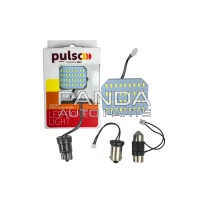 Лампа освітлення салону з перехідниками 9-36V 500Lm SMD-3014 PULSO LP-64051