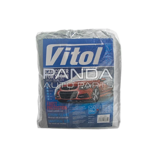 Тент автомобильный (с зеркалами и молнией) седан 482x178x119 L  VITOL F 170T/CC11106 L